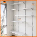 Thanh ray gắn tường làm giá kệ đỡ dễ lắp đặt