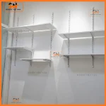 Thanh ray gắn tường làm giá kệ đỡ chắc chắn