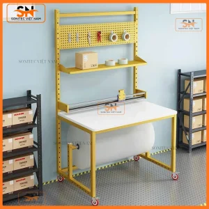 Bàn đóng gói hàng hóa là gì? Cấu tạo, công dụng và ứng dụng