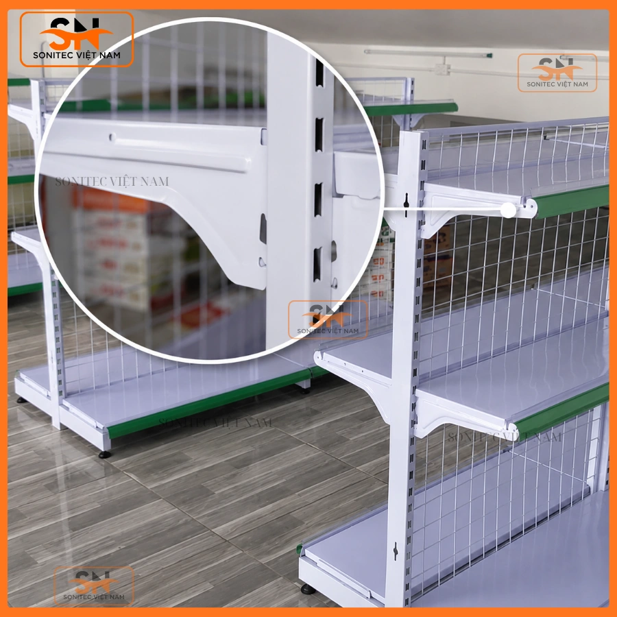 Bảng giá tay đỡ kệ siêu thị mới nhất 2026