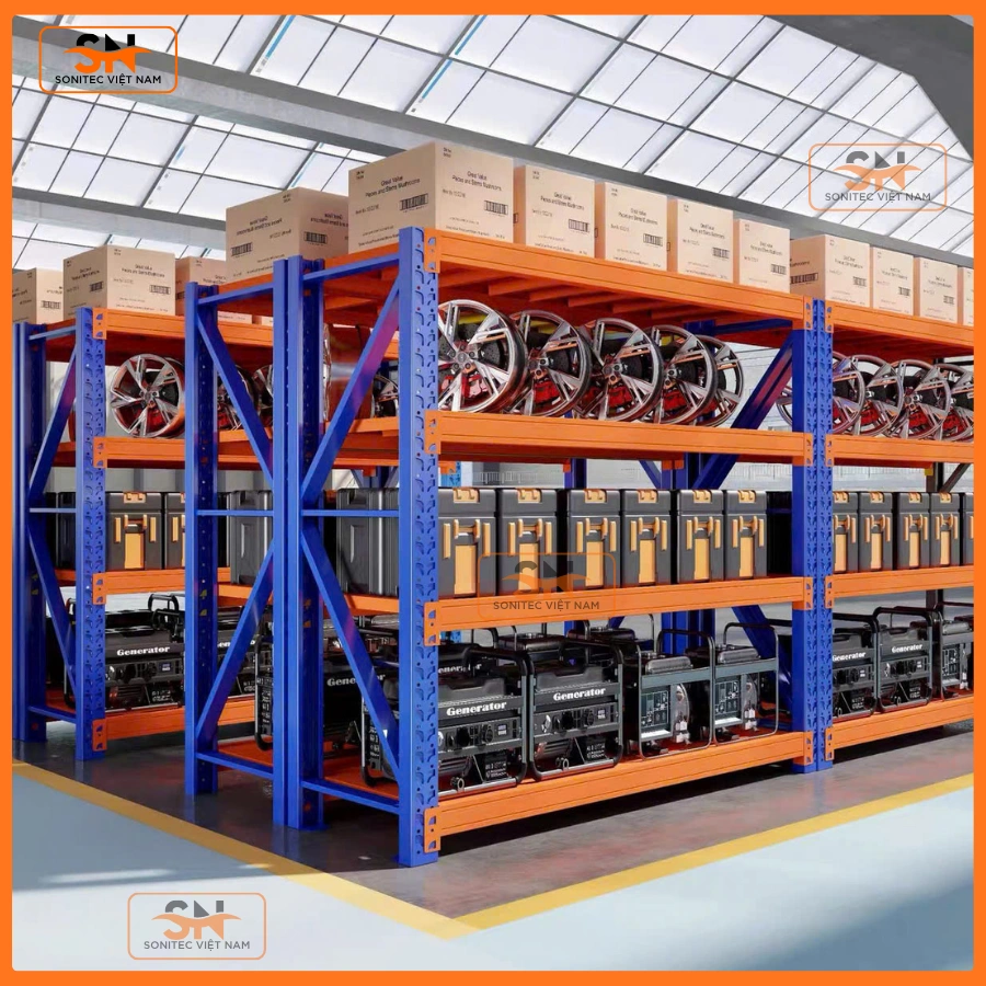 Kệ để thiết bị cơ khí trung tải