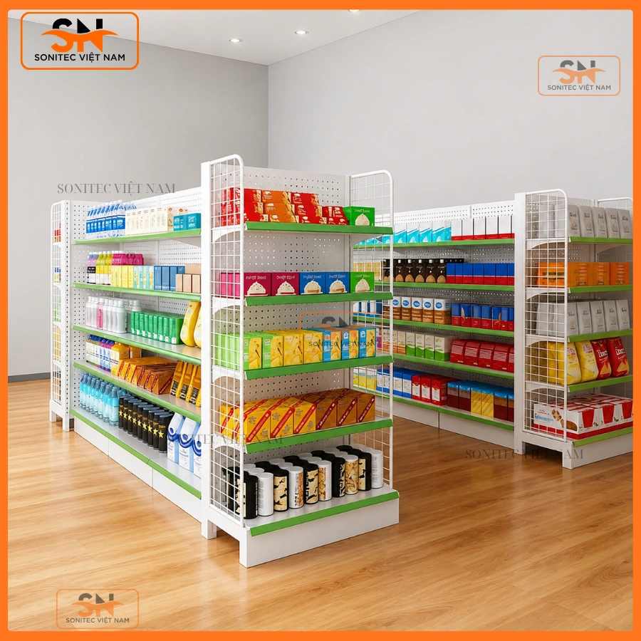 Đơn vị cung cấp kệ cửa hàng đồng giá rẻ, bền