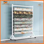 Giá kệ trưng cuộn vải linh hoạt