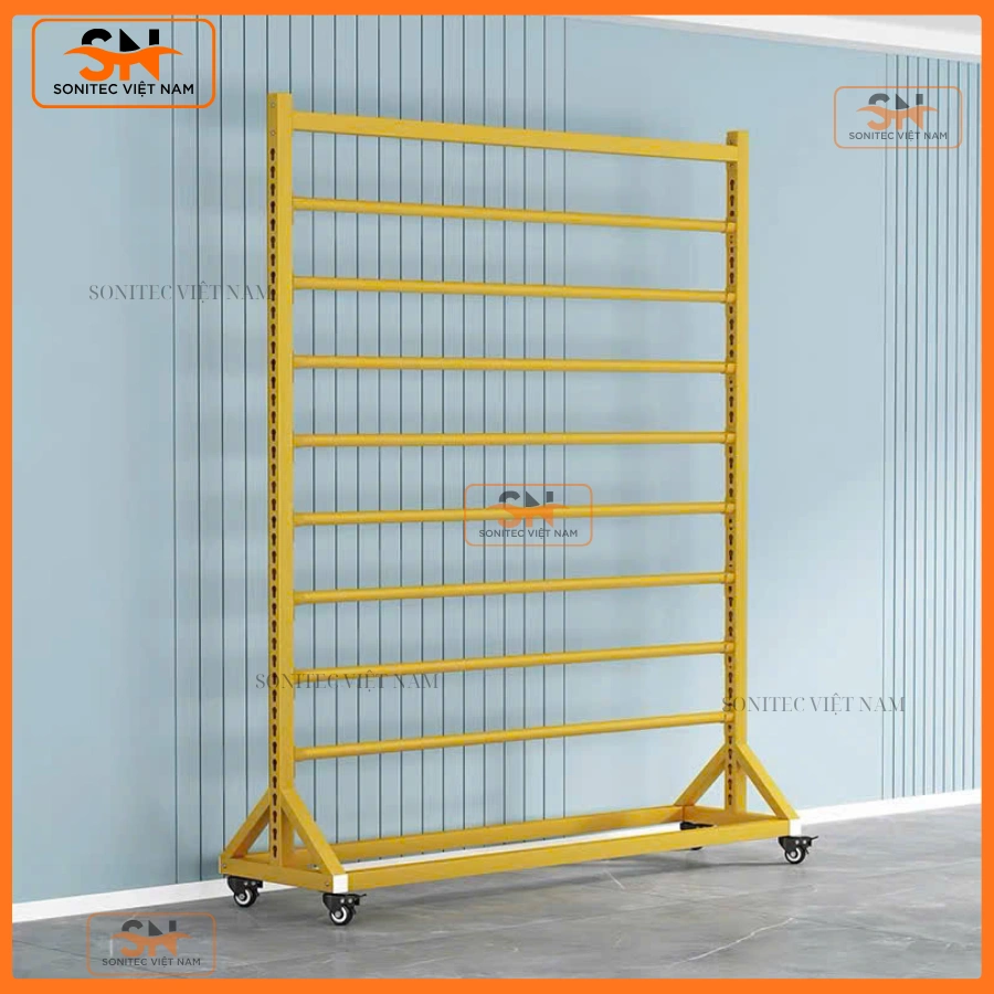 Giá kệ trưng cuộn vải chắc chắn
