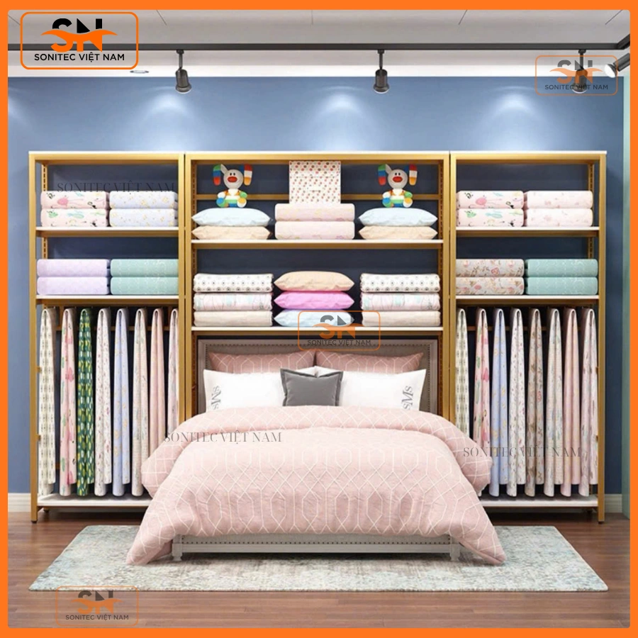Giá kệ để chăn ga gối đệm cao cấp