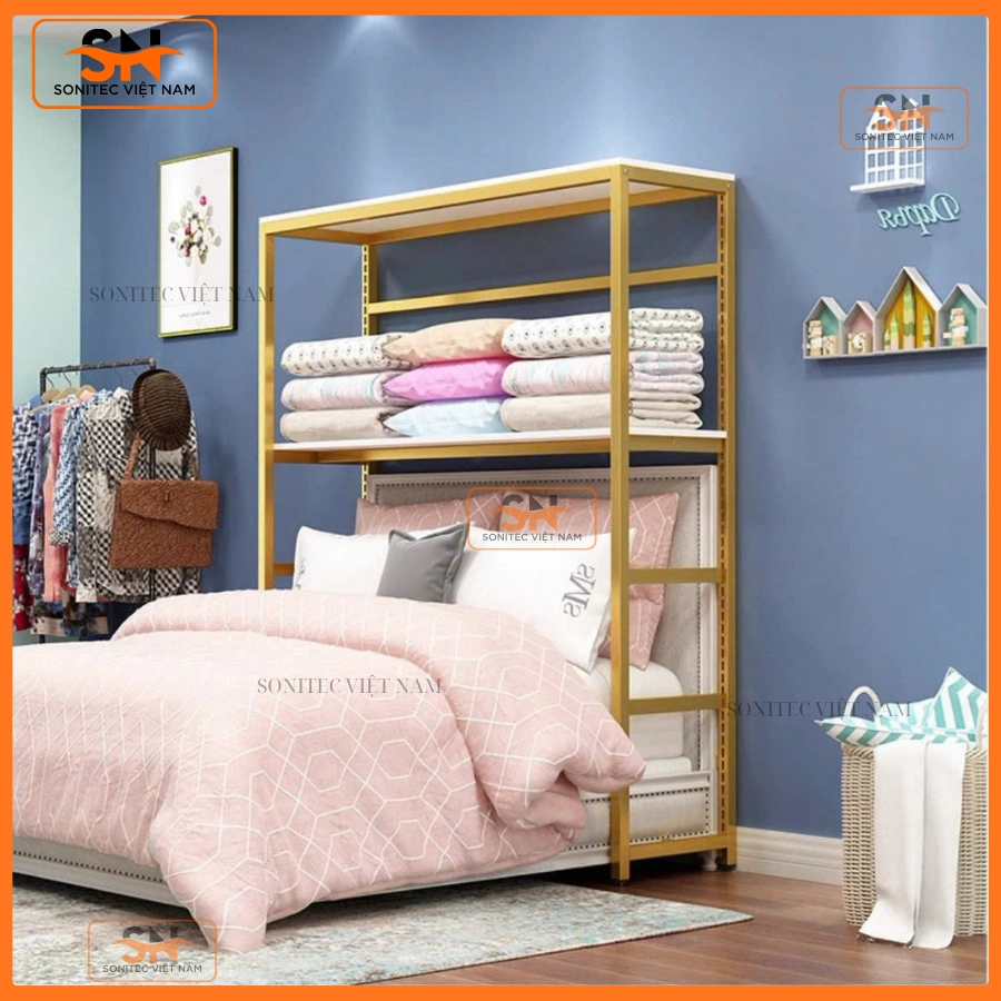 Giá kệ để chăn ga gối đệm bền, đẹp