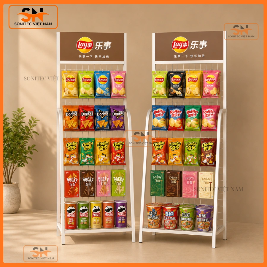 Kệ siêu thị quảng cáo