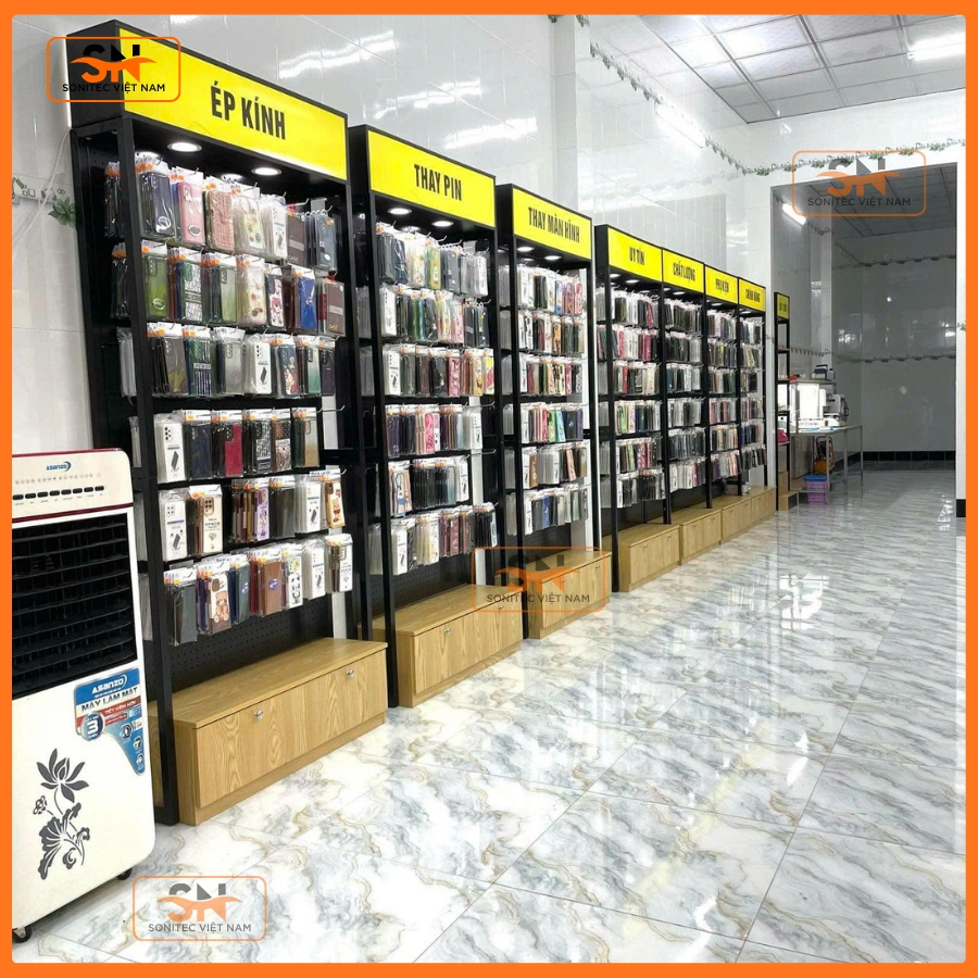 Top 20 mẫu kệ treo phụ kiện điện thoại đẹp cho shop