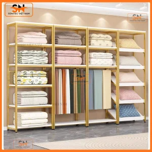 Kệ trưng bày chăn ga gối đệm giá tốt