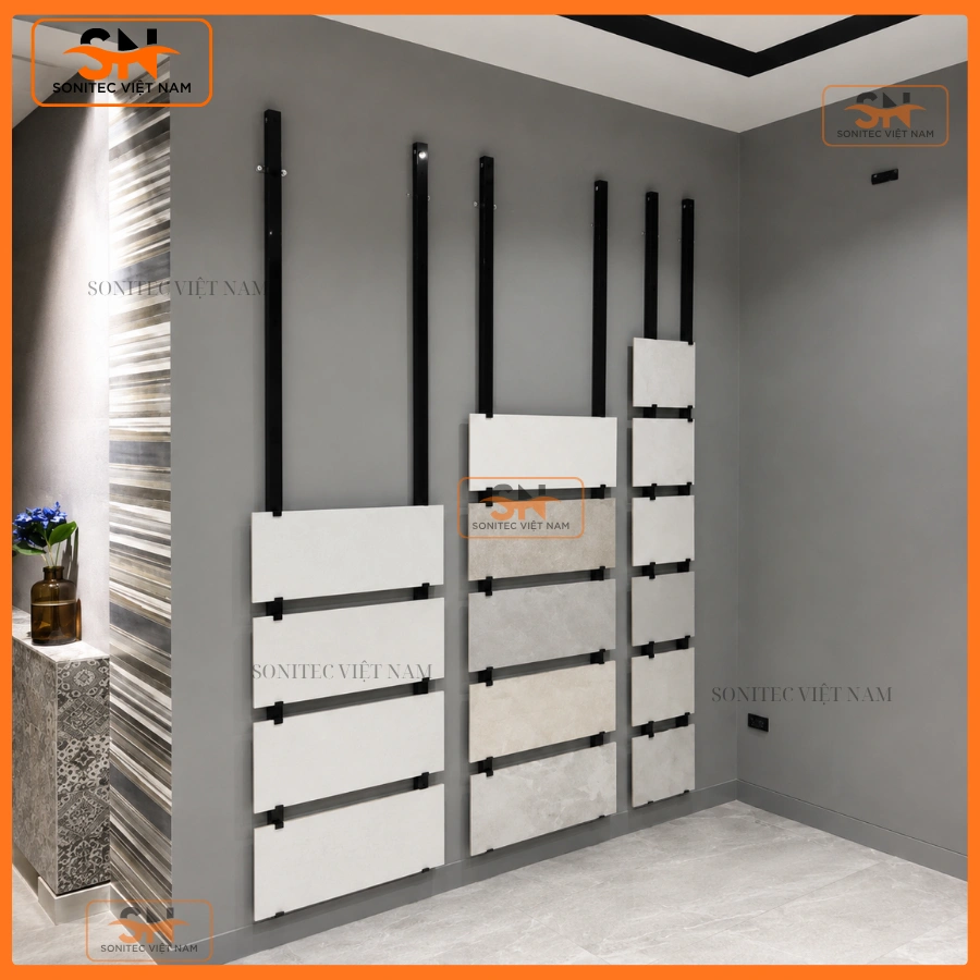 Kệ trưng bày gạch mẫu chất lượng cao