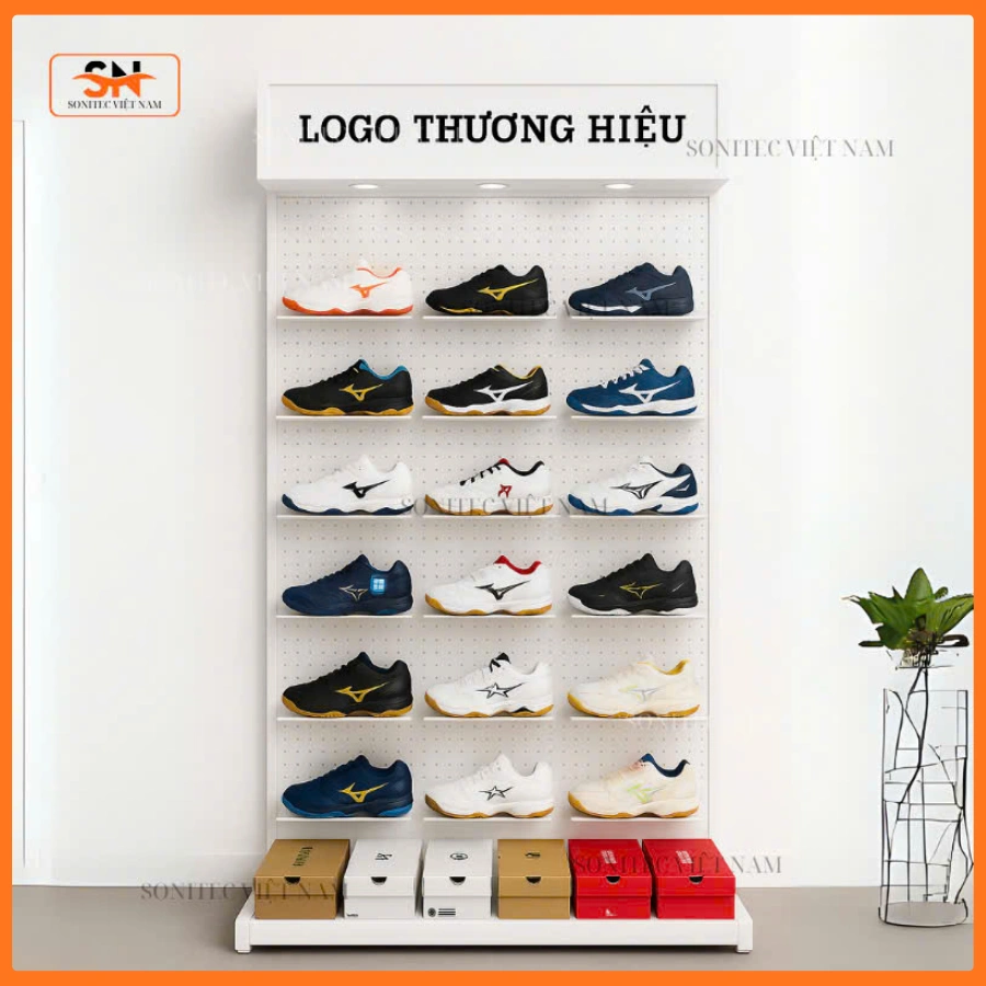 Top các mẫu kệ trưng bày giày thể thao chất lượng