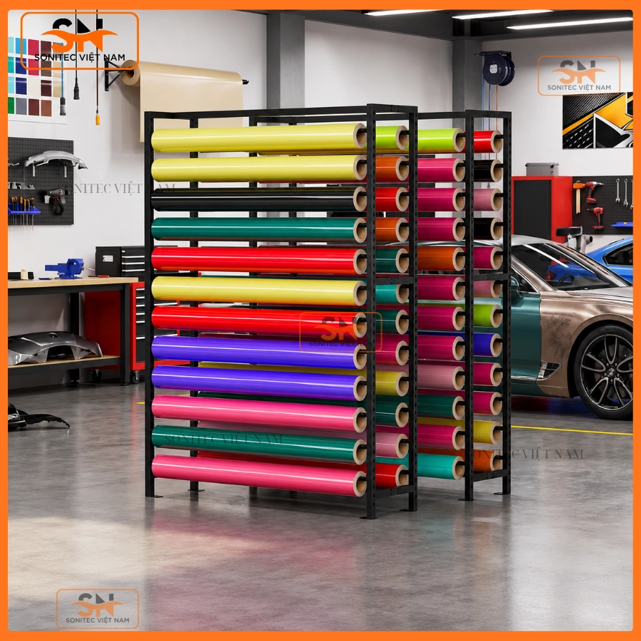 Mua sắm kệ trưng cuộn decal giá tốt tại Sonitec