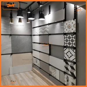 Giá kệ trưng gạch men cao cấp