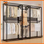 Kệ tủ quần áo trưng bày showroom hút khách