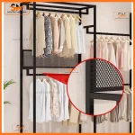 Kệ tủ quần áo trưng bày showroom lưng lưới