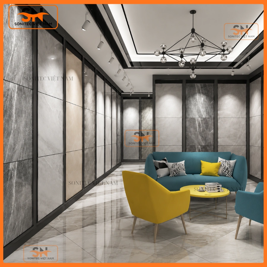 Top 50+ mẫu kệ trưng bày gạch đẹp, hiện đại cho Showroom