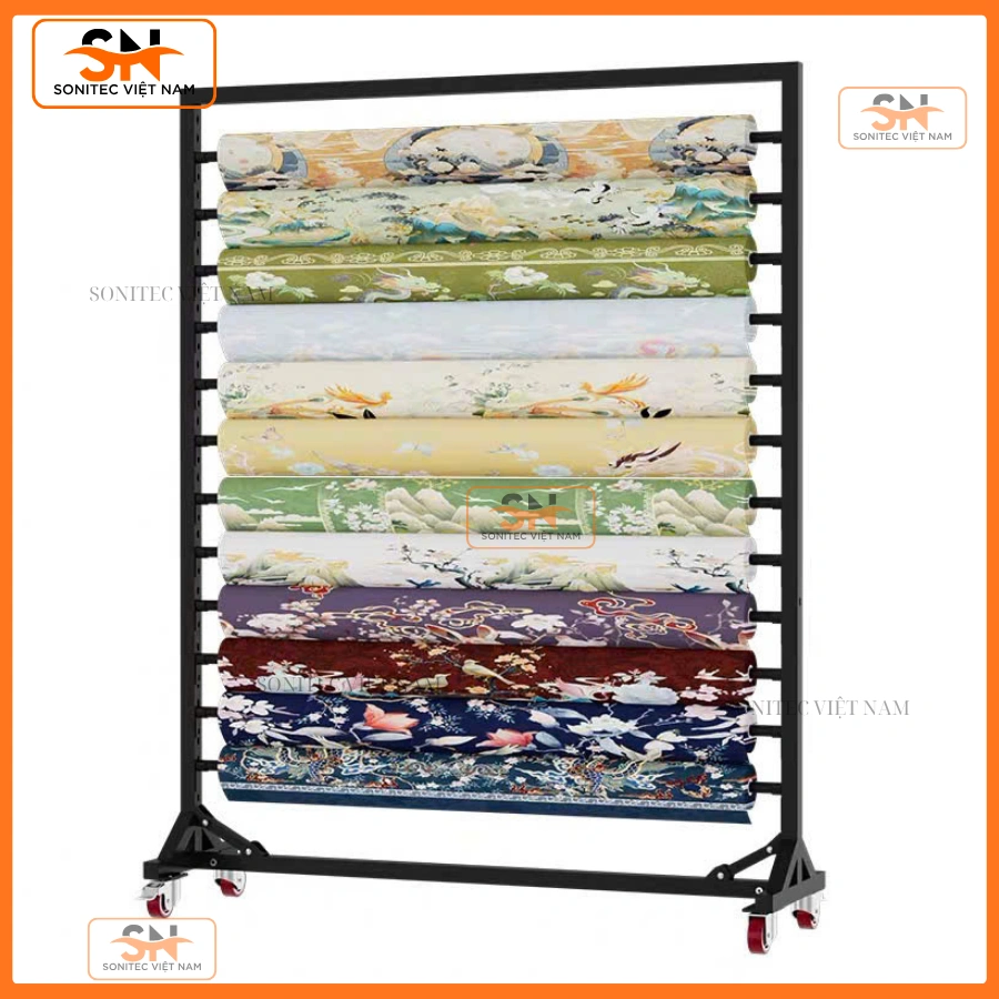 Kệ trưng cuộn vải đơn đẹp