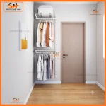 Bộ kệ thanh ray gắn tường treo quần áo giá tốt