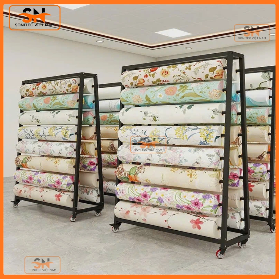 Kệ sắt để vải chất lượng cao
