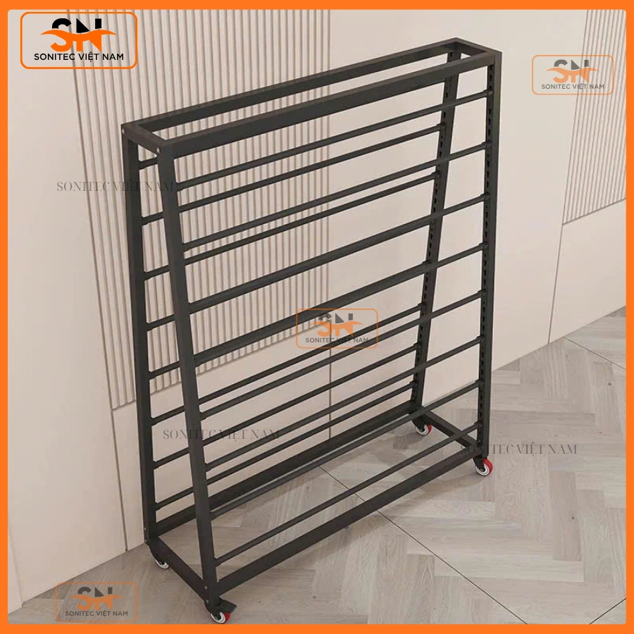 Kệ sắt để vải chắc chắn