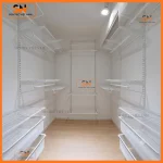Tủ kệ thanh ray quần áo gia đình đẹp