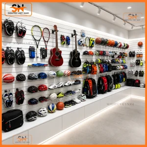 Các loại tấm Slatwall phổ biến hiện nay