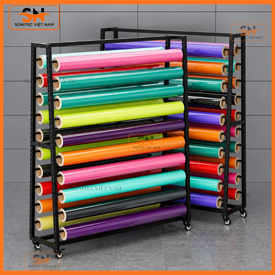 Các loại kệ để cuộn decal hai mặt