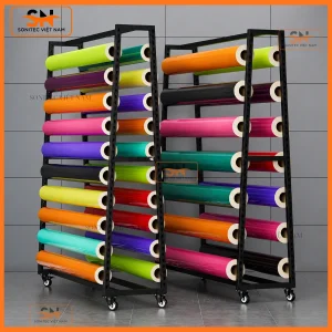 Các loại kệ để cuộn decal phổ biến hiện nay