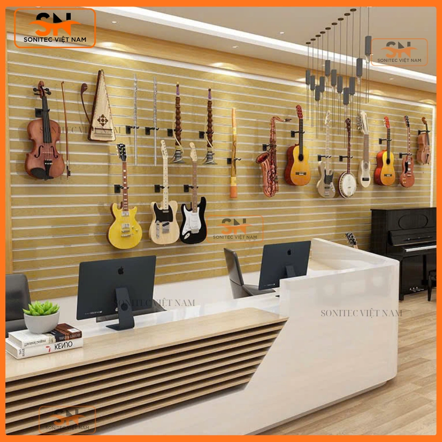 Chọn mua vách Slatwall cho showroom