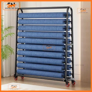 Giá kệ trưng bày mẫu vải đặt sàn