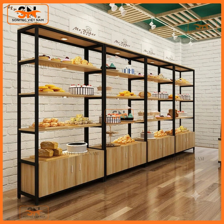 Kệ bán bánh sinh nhật bền bỉ