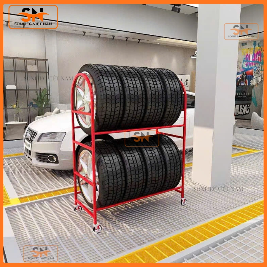 Kệ đựng bánh xe ô tô bền bỉ