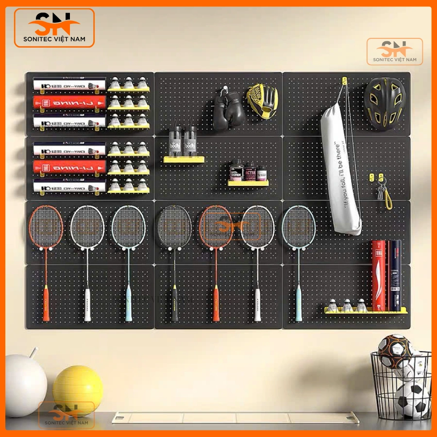 Giá kệ pickleball treo tường đa dụng