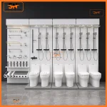Kệ showroom vệ sinh bền bỉ