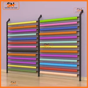 Kệ treo cuộn decal bằng thép chịu tải cao