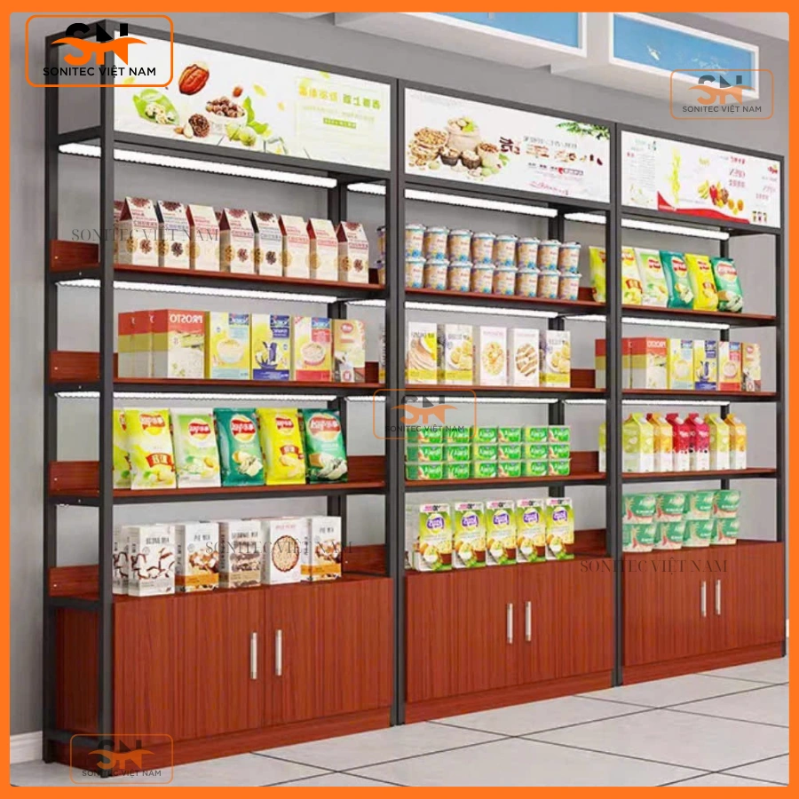 Kệ trưng bày bánh kẹo chắc chắn