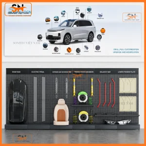 Giá kệ trưng bày cho showroom ô tô