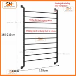 Kệ vải treo tường trưng bày khoa học