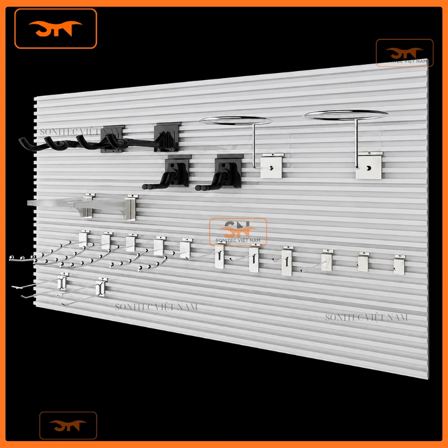 Cách lắp đặt tấm rãnh Slatwall