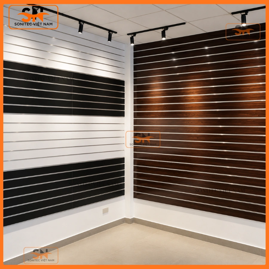 Cách lắp đặt tấm rãnh Slatwall đúng kỹ thuật