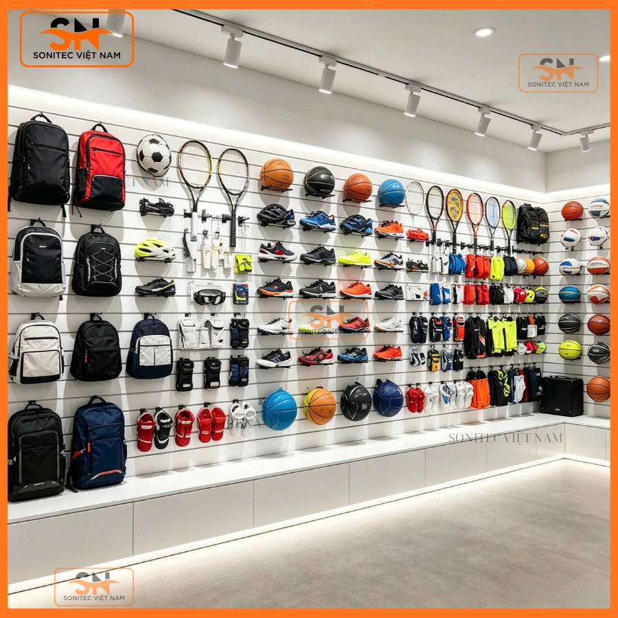 Tấm Slatwall PVC chất lượng giá rẻ