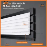 Tấm Slatwall PVC chất lượng