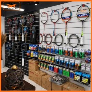 Tấm Slatwall treo đồ thể thao chuyên dụng