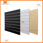 Tấm vách Slatwall đa màu sắc