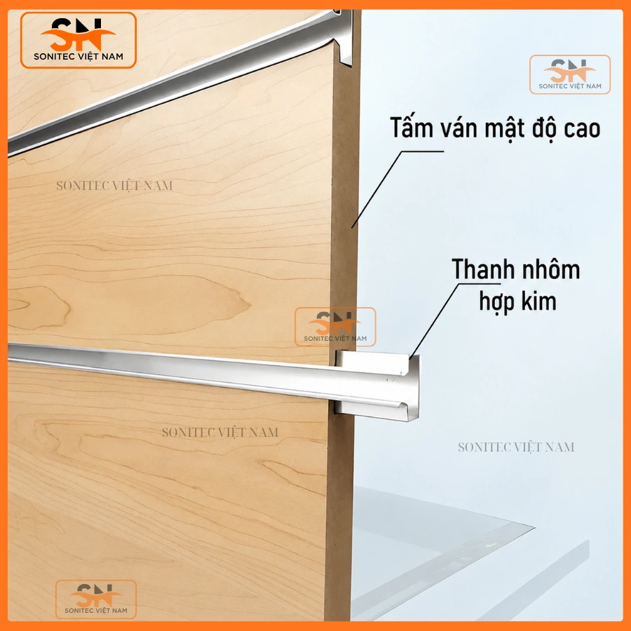 Tấm vách Slatwall chất lượng
