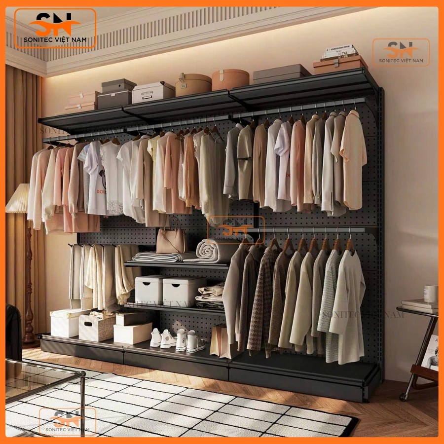 Tủ quần áo gia đình tôn lỗ