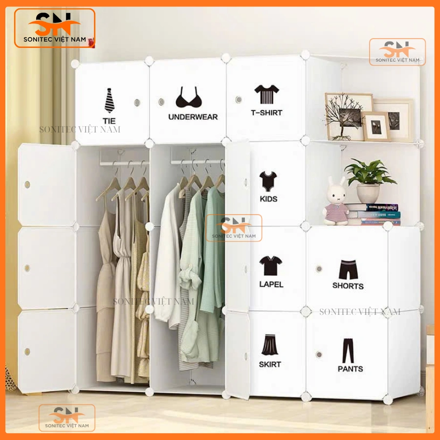 Tủ quần áo gia đình nhựa
