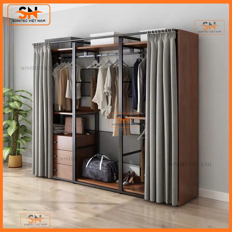 Tủ quần áo gia đình chắc chắn