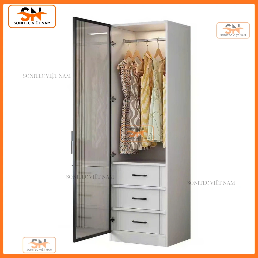 Tủ quần áo gia đình nhỏ