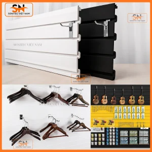 Vách nhựa Slatwall chất lượng cao